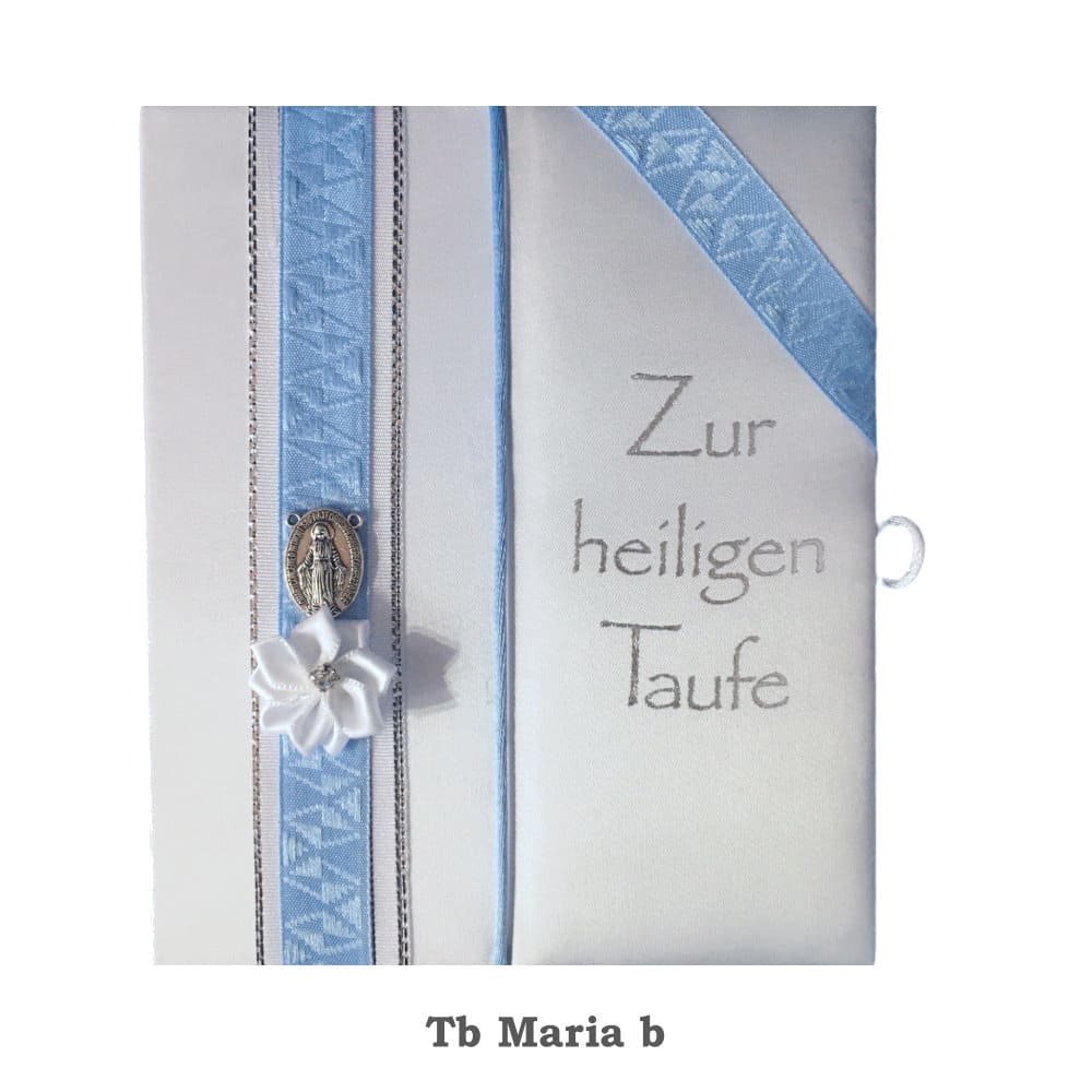 Taufbrief  in blau