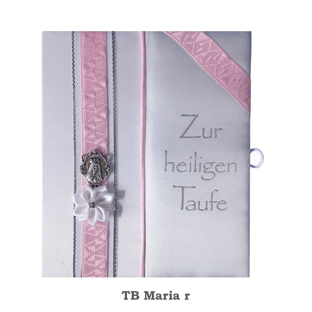 Taufbrief in rosa